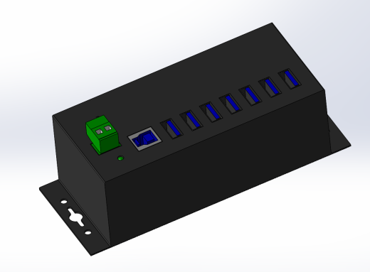 A2002845-7口工业USB 3.0集线器缩略图