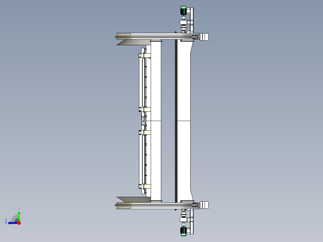 大型翻车机右视图