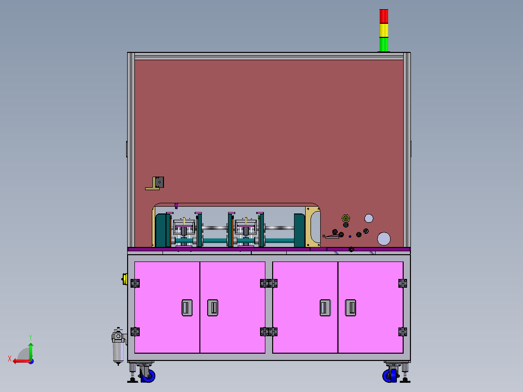 自动Mylar贴合机 sw17可编辑后视图