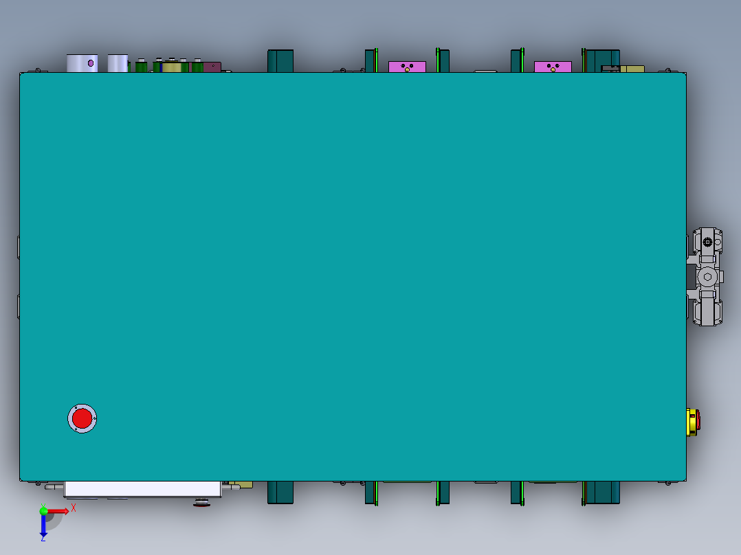 自动Mylar贴合机 sw17可编辑俯视图