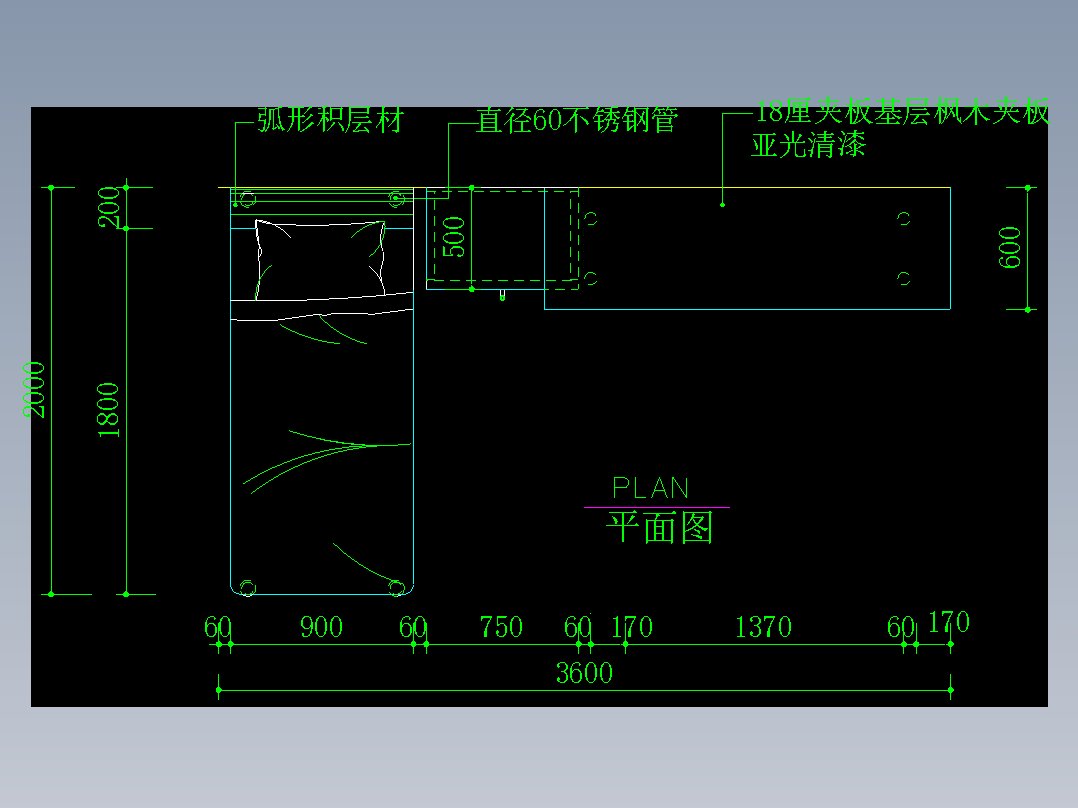 家装类CAD土块(二)-FH01082E