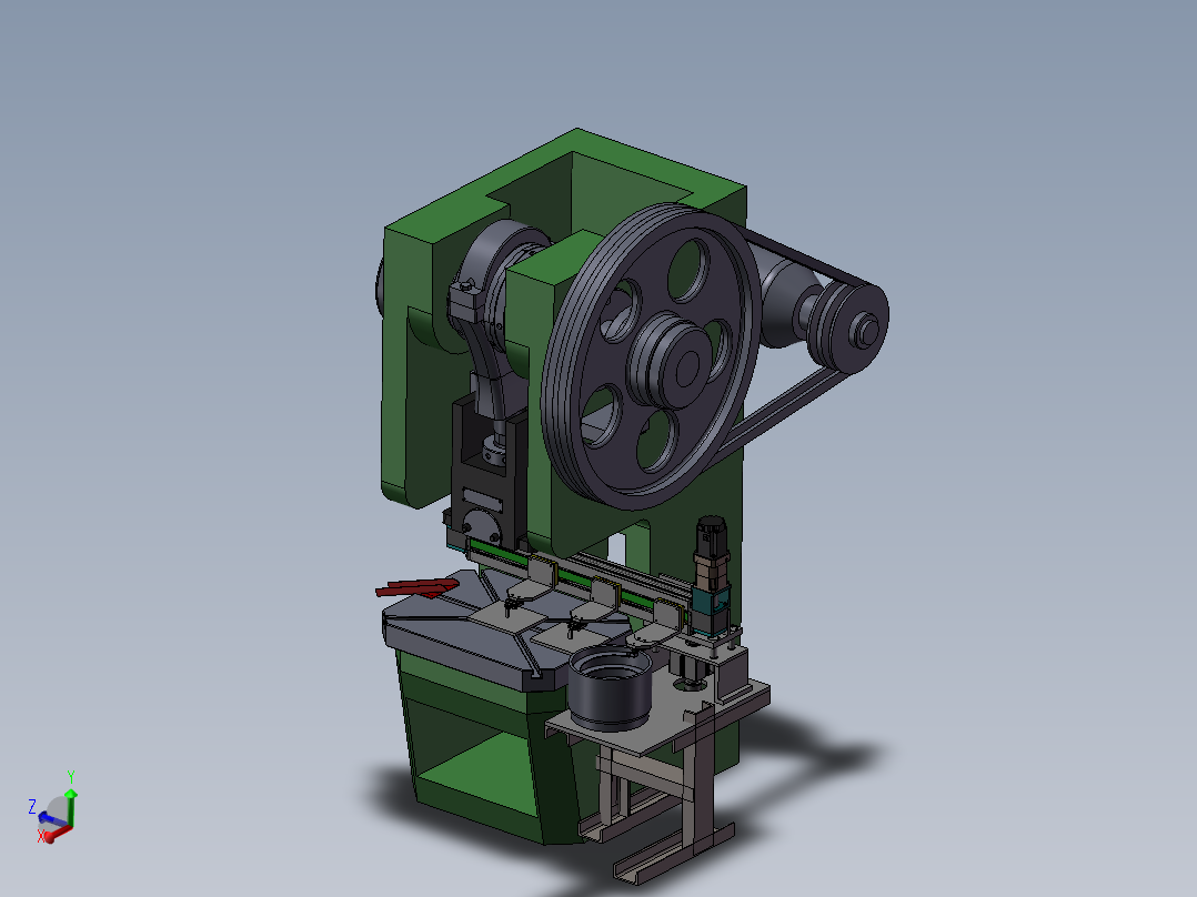 冲床自动送料系统3D图纸 T413