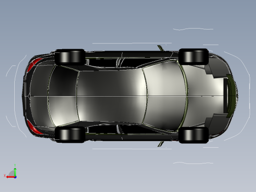 catia 讴歌RL2005汽车后视缩略图