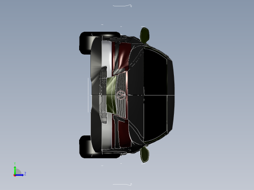 catia 讴歌RL2005汽车左视缩略图
