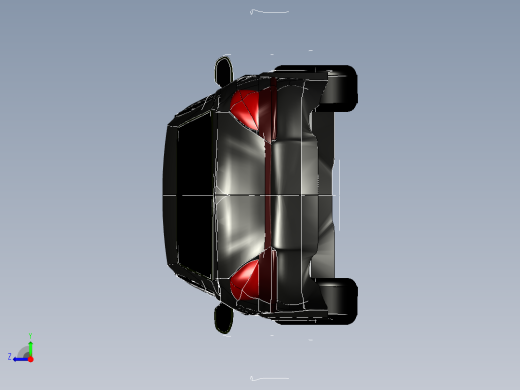 catia 讴歌RL2005汽车右视缩略图