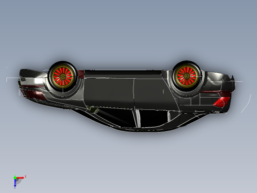 catia 讴歌RL2005汽车俯视缩略图