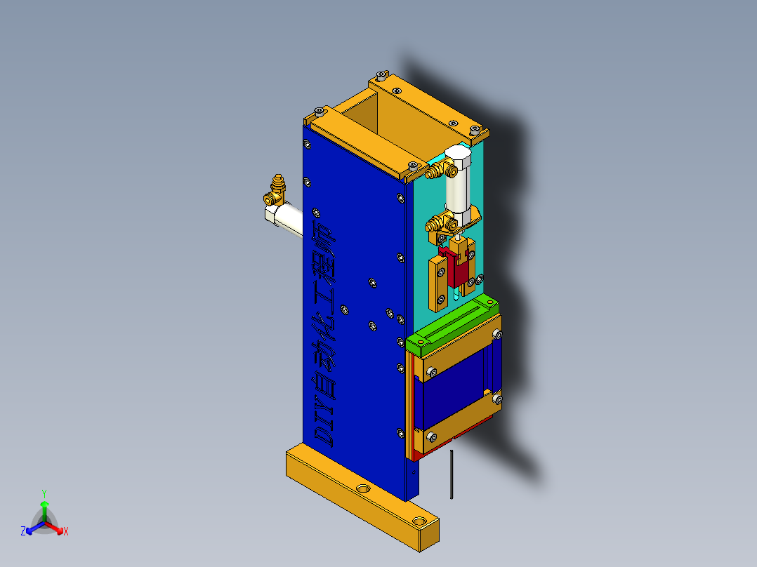 轴零件料仓下料机构