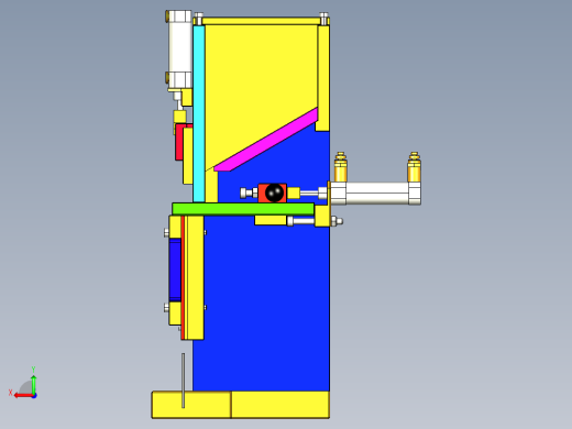 轴零件料仓下料机构后视缩略图