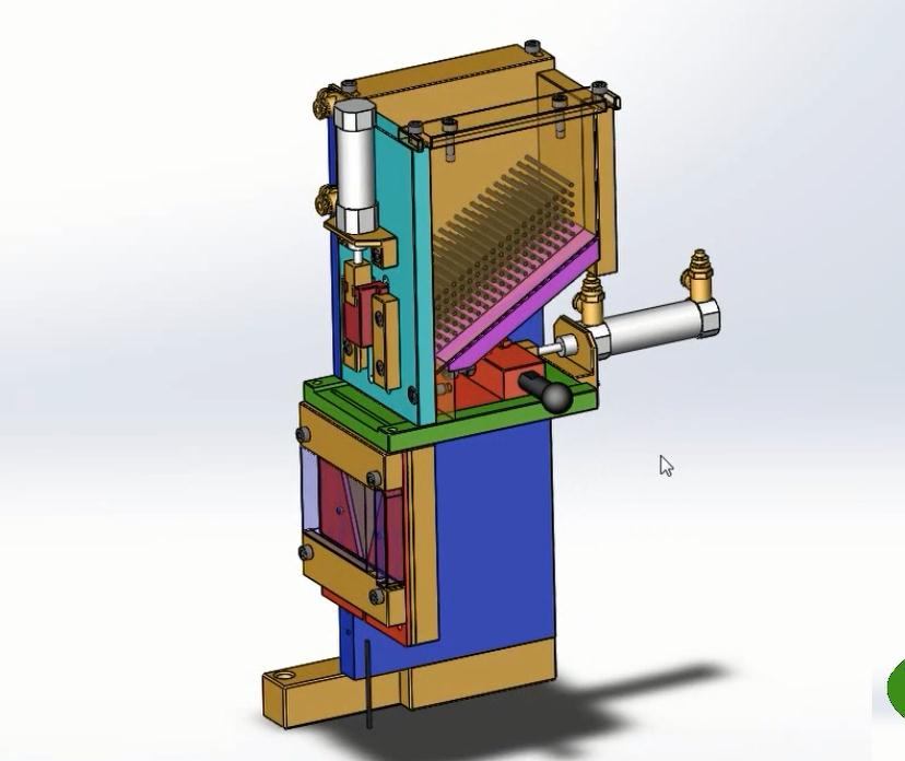 轴零件料仓下料机构