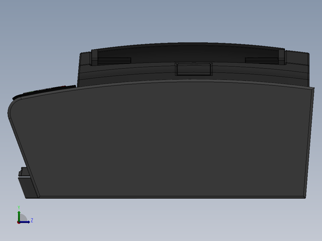 兄弟打印机左视图