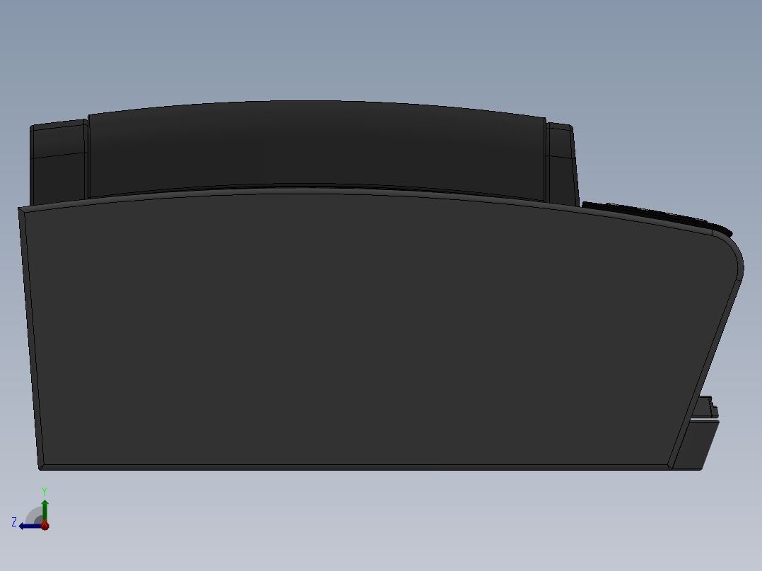 兄弟打印机右视图