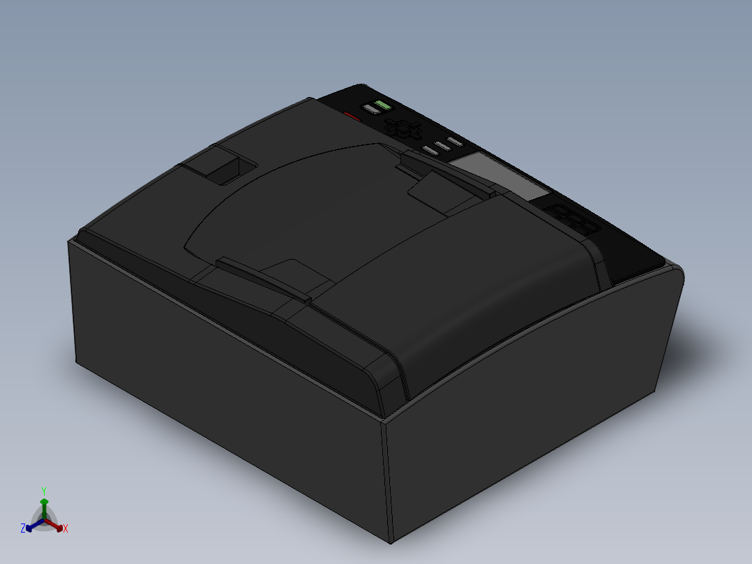 兄弟打印机正等轴测图