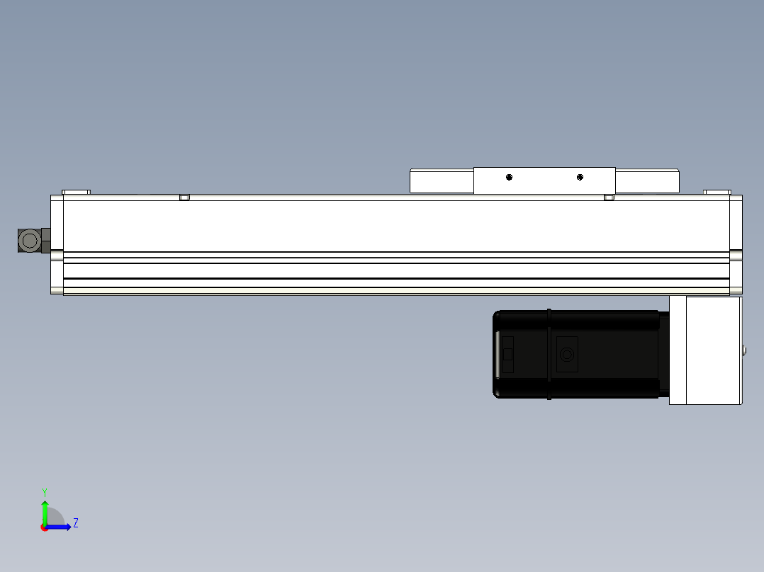 Toyo东佑达直线模组-ECH14-200-BM-400W左视图