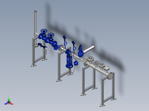 蒸汽母管和压头