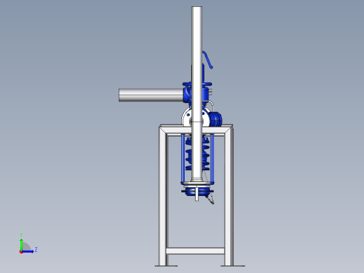 蒸汽母管和压头左视缩略图