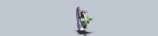 法兰式圆柱减速器3D数模图纸 Solidworks设计缩略图