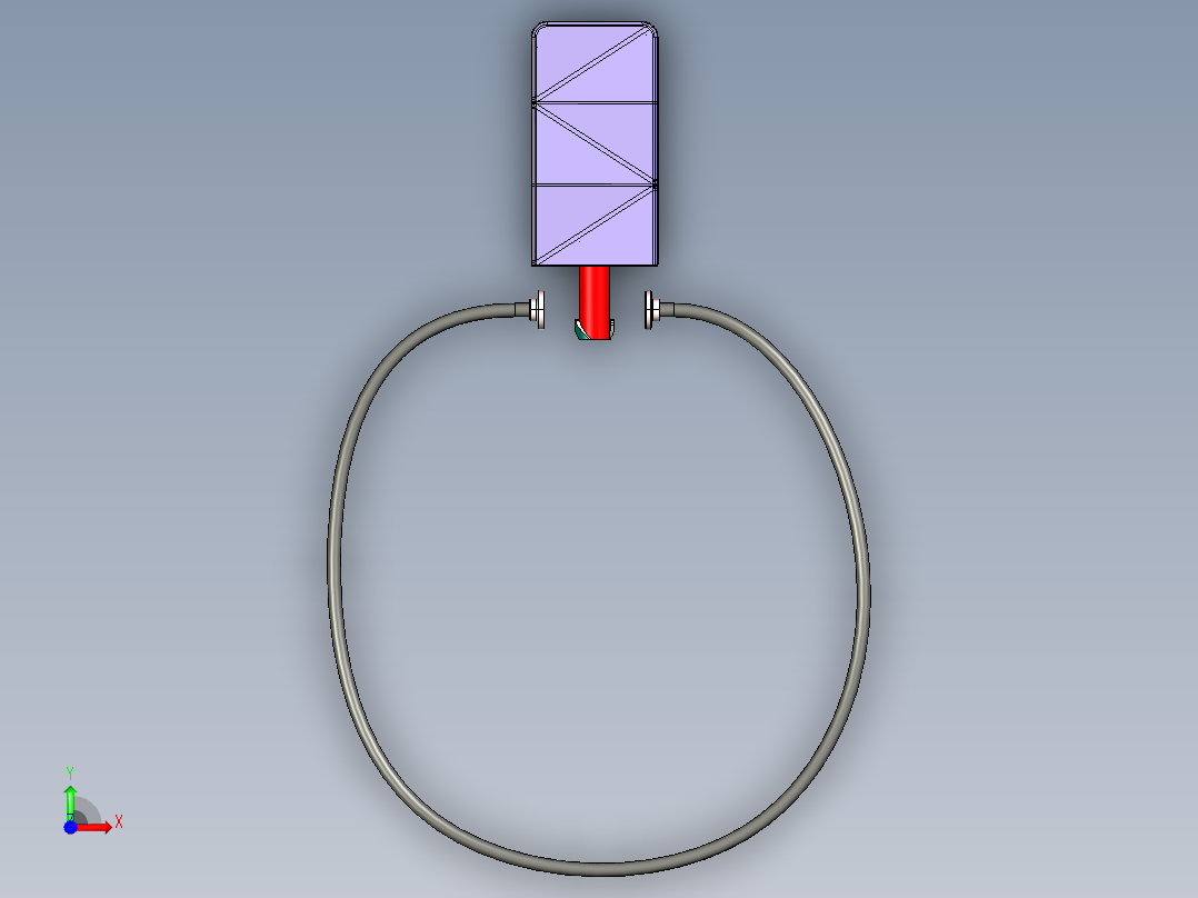 一款好玩的迷你U盘前视图