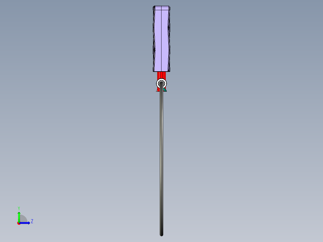 一款好玩的迷你U盘左视图