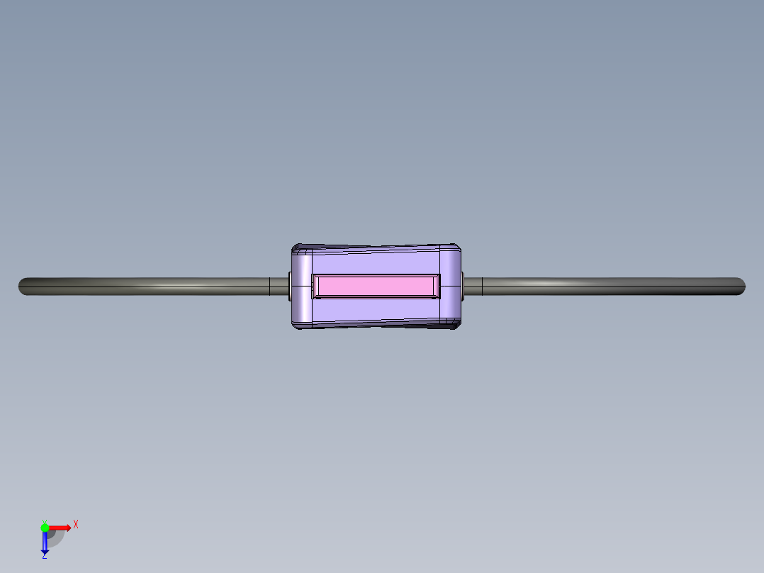 一款好玩的迷你U盘俯视图