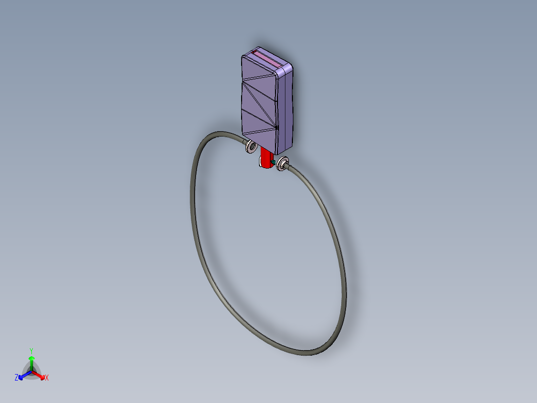 一款好玩的迷你U盘正等轴测图