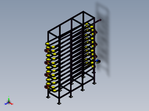 链板链条高层传送系统