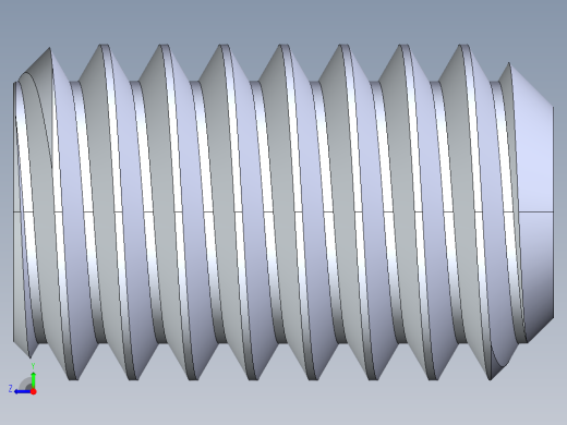 UNC 平头紧定螺钉-UNC SET SCREW 0.3125 x0.500.STEP右视缩略图