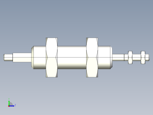 感應器配件2502-3D多系列多零件图纸模型左视缩略图