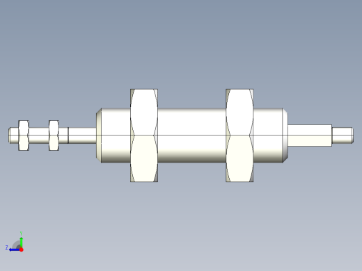 感應器配件2502-3D多系列多零件图纸模型右视缩略图