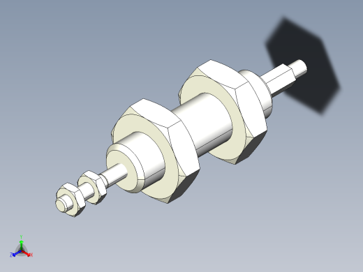 感應器配件2502-3D多系列多零件图纸模型正等轴测缩略图