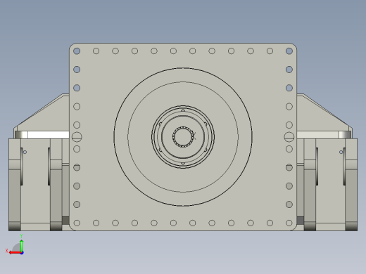 掘进机截割减速器proe三维==696029==150后视缩略图