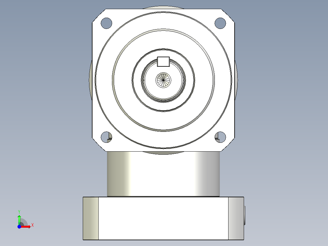 多摩川行星减速机TBR-115-L2-24HA24前视图