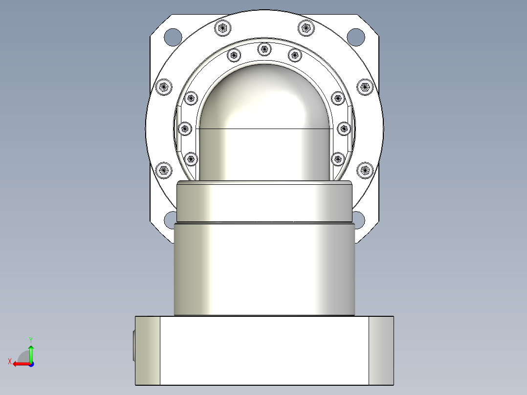 多摩川行星减速机TBR-115-L2-24HA24后视图