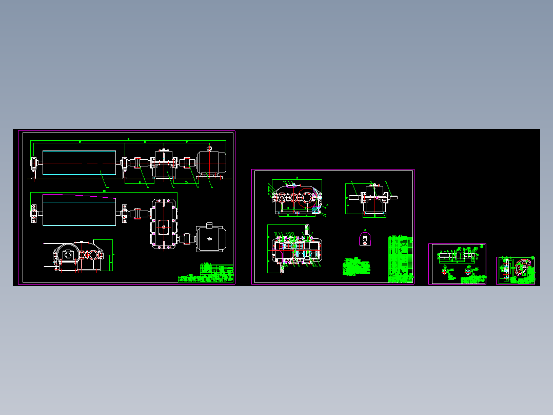 带式输送机用二级圆柱齿轮减速器设计