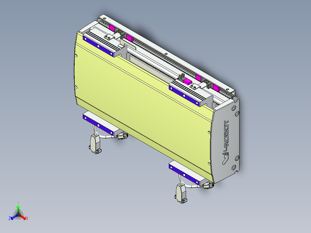 威洛博VL系列3d模型模组2VL22H1Y-S150主视图