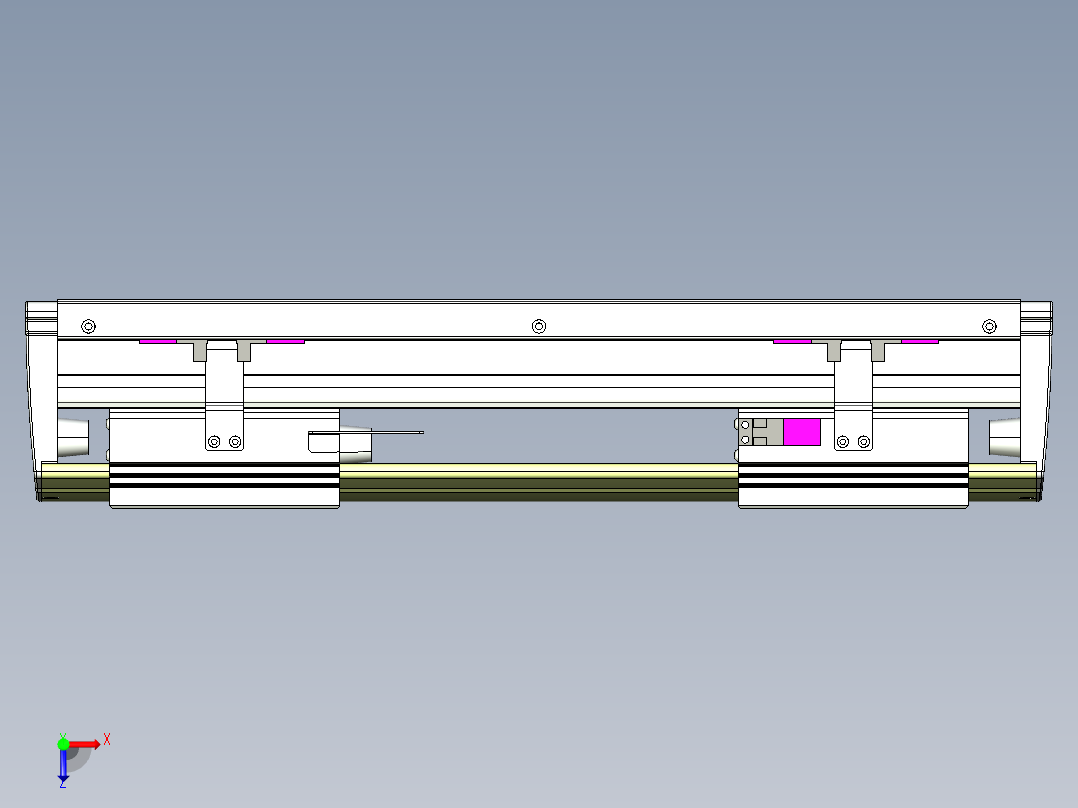 威洛博VL系列3d模型模组2VL22H1Y-S150俯视图