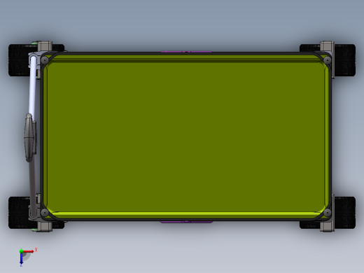 分享一款聚拢车露营推车帐篷推车露营车1342382俯视缩略图