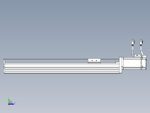东锦丝杆传动-直线滑台模组DH60-L10-S350-BC-T400-C3左视缩略图