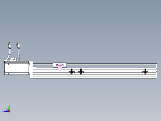 东锦丝杆传动-直线滑台模组DH60-L10-S350-BC-T400-C3右视缩略图