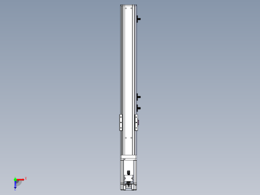 东锦丝杆传动-直线滑台模组DH60-L10-S350-BC-T400-C3俯视缩略图