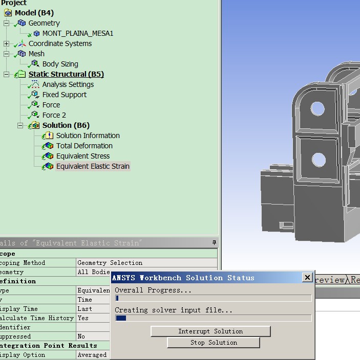 龙门铣床机身有限元论文