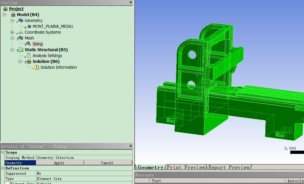 龙门铣床机身有限元论文