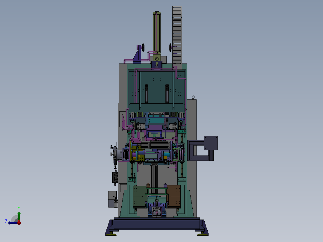 汽车螺栓拧紧返送机右视图