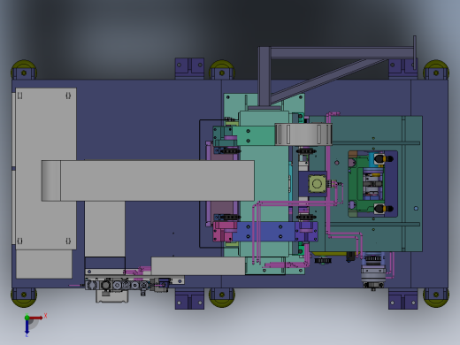 汽车螺栓拧紧返送机俯视缩略图