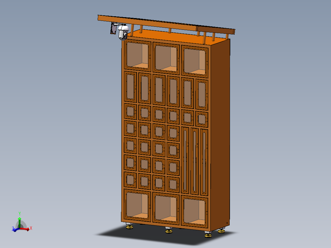 快递储存柜3D模型