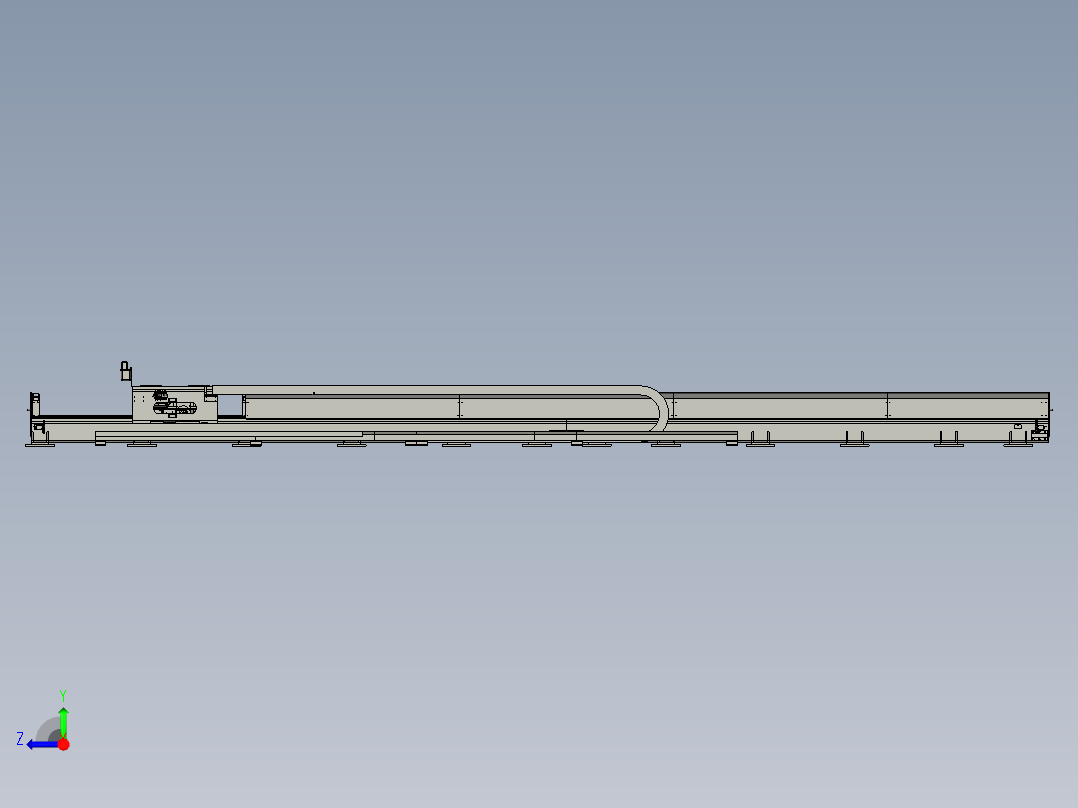 机器人地轨9.5米地轨负载1T右视图