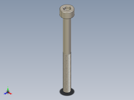 Screw_DIN_912_M3x35_A2.STEP公制内六角螺钉