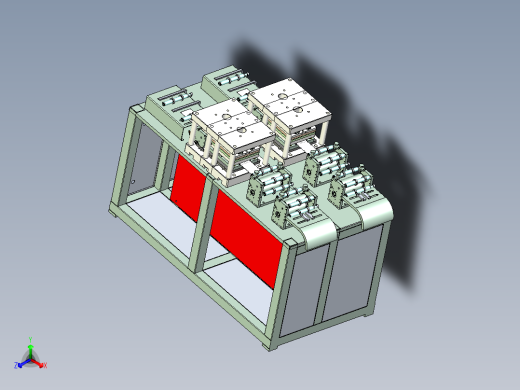 胶片双排冲切设备