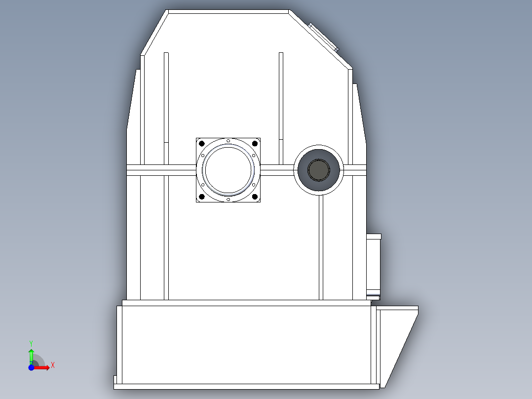 B2004825-旋转剪切剪羊毛机前视图
