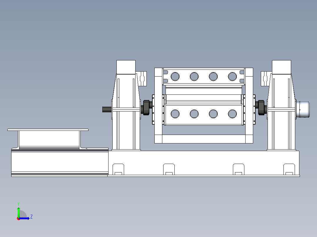 B2004825-旋转剪切剪羊毛机左视图