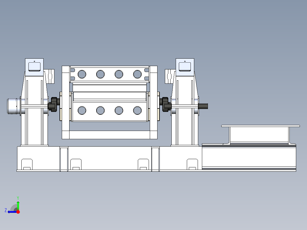 B2004825-旋转剪切剪羊毛机右视图